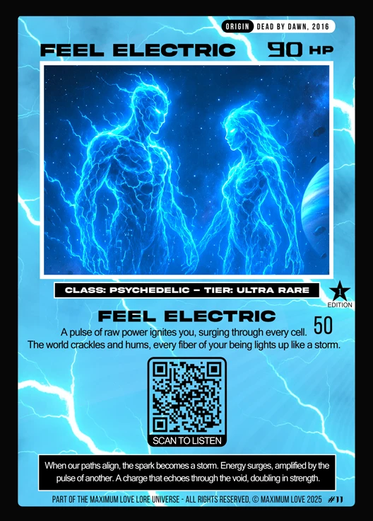 Feel Electric trading card